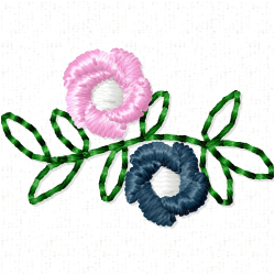 Flowers And Tree Embroidery Design 8 Flowers And Tree Embroidery Design 8